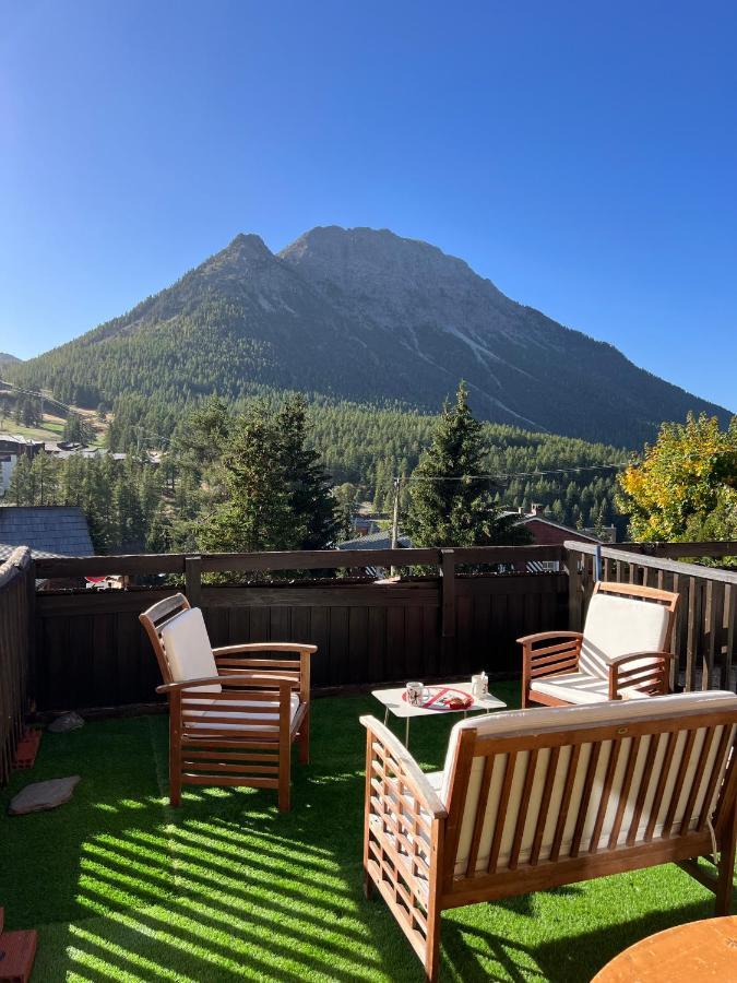 Les Tanieres De Montgenevre - La Marmotte - Duplex 4 P Entierement Renove Avec Vue Magnifique Apartment Exterior photo